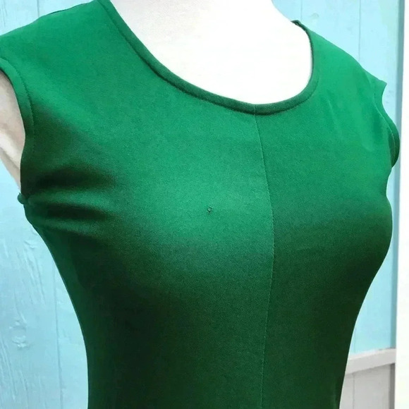 Vintage Foxy Lady 70s Disco queen green dress-L - Picture 11 of 11